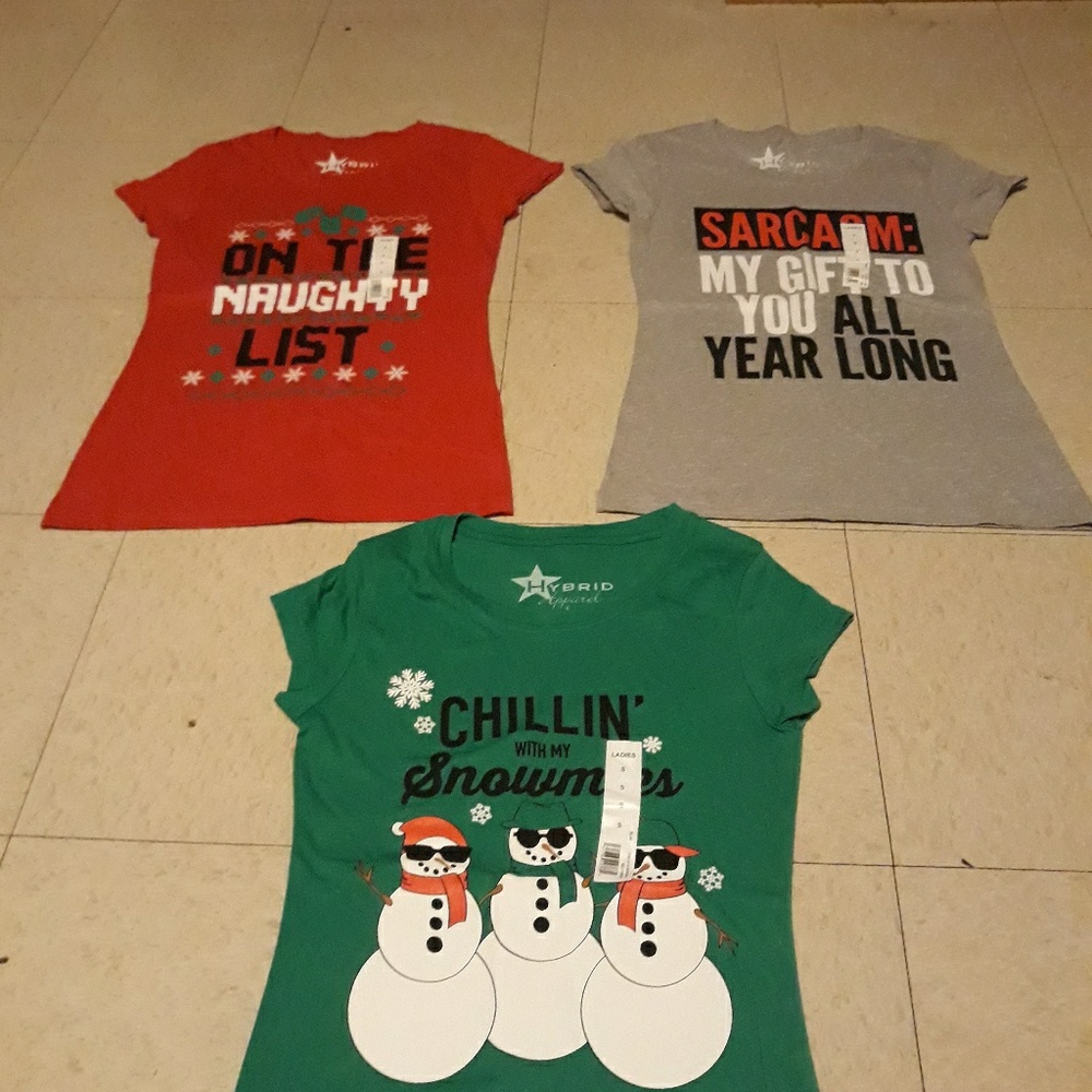 Womens Christmas Shirts Size Small